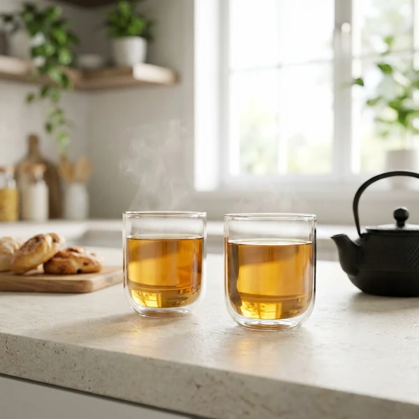 Värmetåliga Yunomi-koppar 17 cl – 2-pack HU-2 by Hario color Svart