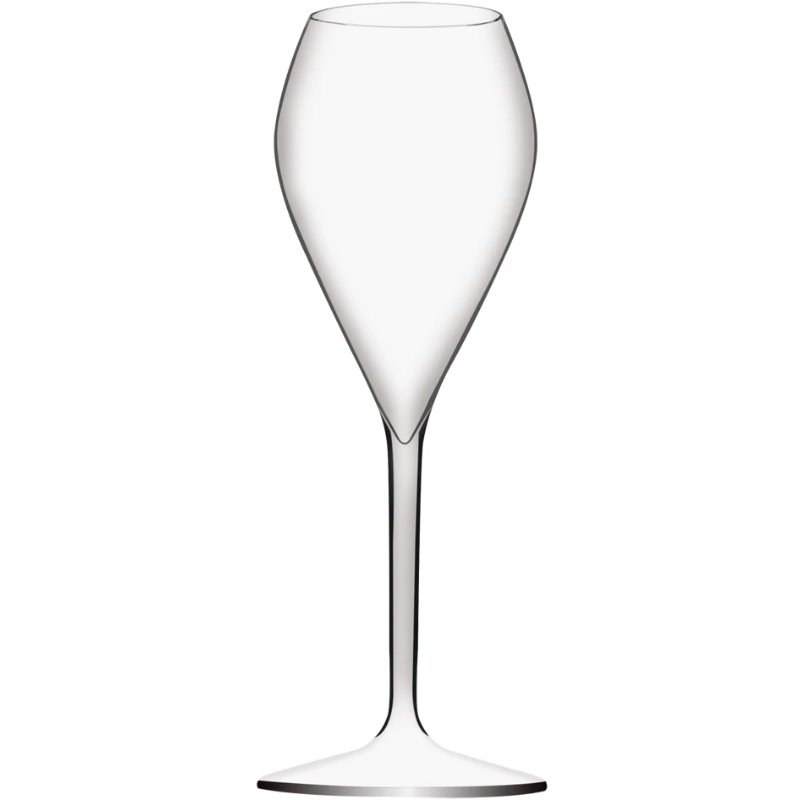 Flute Lounge Glas Tritan 24 cl - 6 st. GFL0024 by Barprofessional color Svart