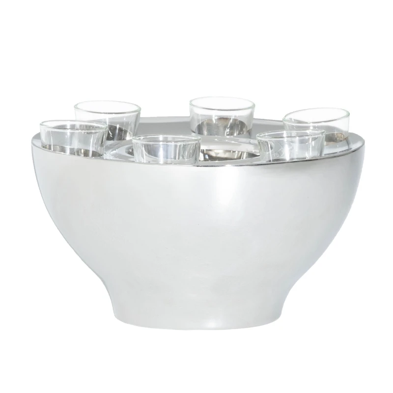 Vodkaskål set med 6 shotglas WWOS006 by Barprofessional color Svart
