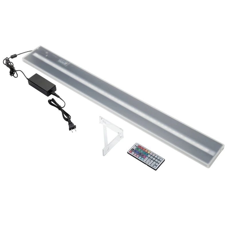 LED-flaskhylla 120x12x3 cm LBS0122 by Barprofessional color Svart