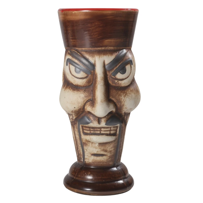 Tikimugg Fu Manchu 435 ml TIKI435 by Barprofessional color Svart