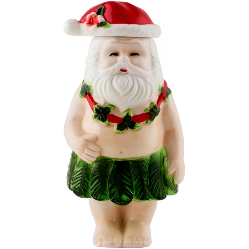 Santa Tiki-mugg 450 ml TISANT1 by Barprofessional color Svart