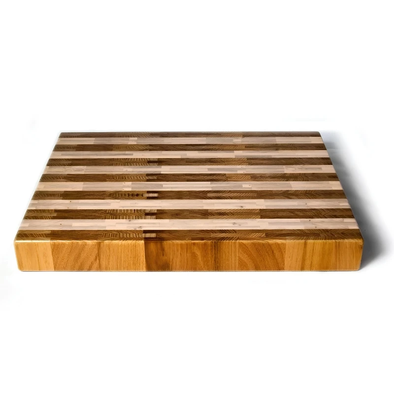 Skärbräda i trä, tvåfärgad 40x30x5 cm SNW4030 by Barprofessional color Svart
