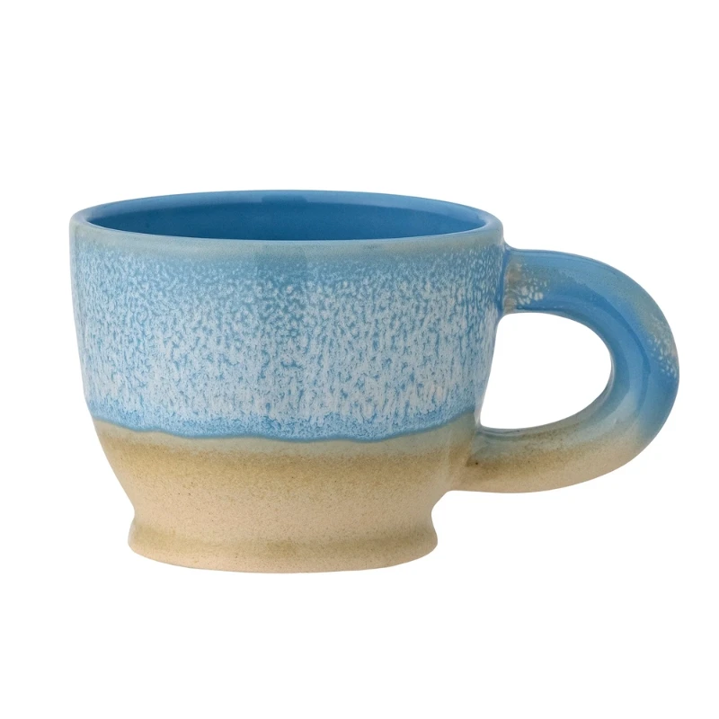 Safie Mugg - Stengods - 30 cl Blå 82057672 by Bloomingville color Svart