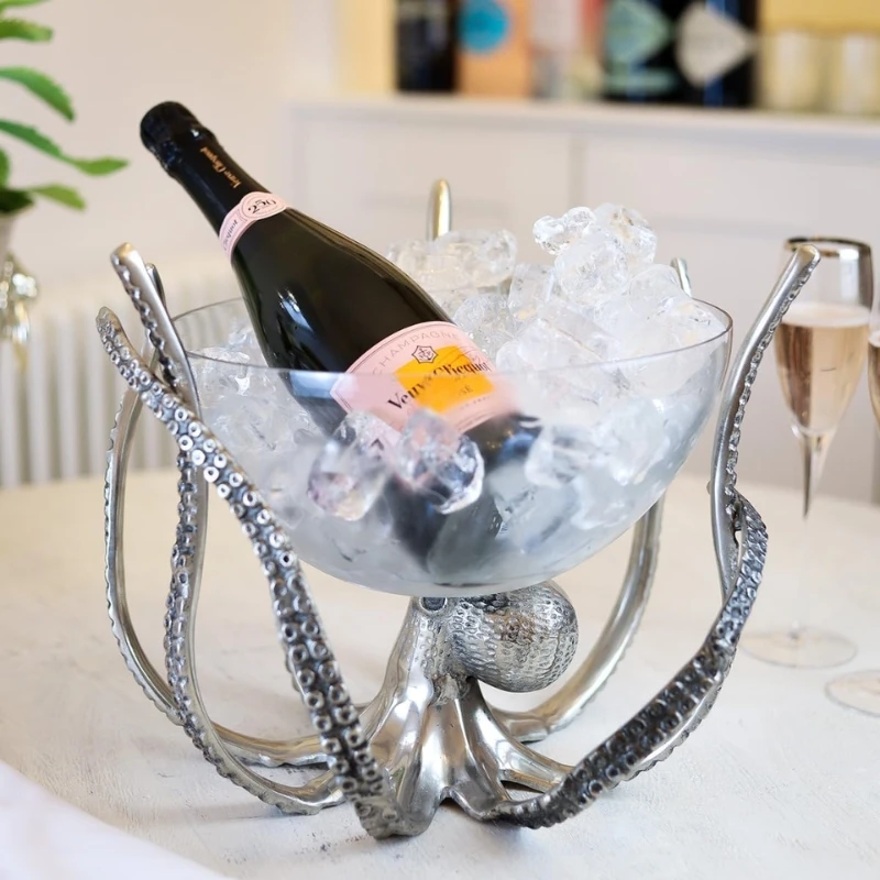 Bläckfisk Vin- & Champagnekylare OCT-STNDBWL by Culinary Concepts color Svart