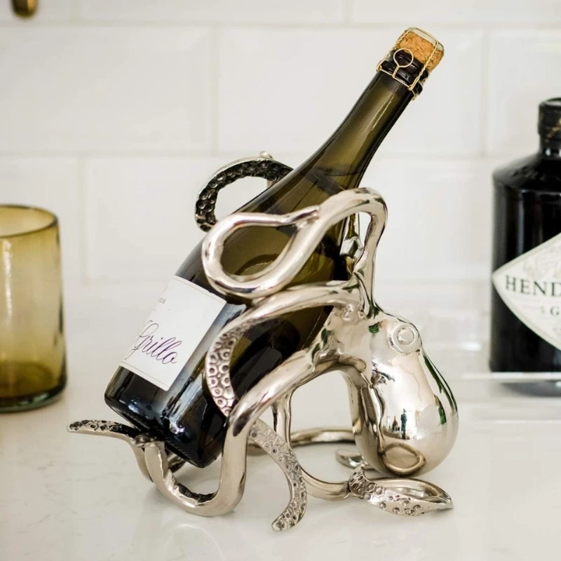 Bläckfisk vin- och champagnehållare OCT-BH by Culinary Concepts color Svart