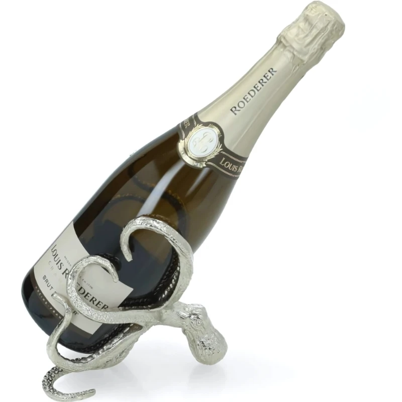 Bläckfisk liten vin- och champagneflaskhållare OCT-BH-9236 by Culinary Concepts color Svart