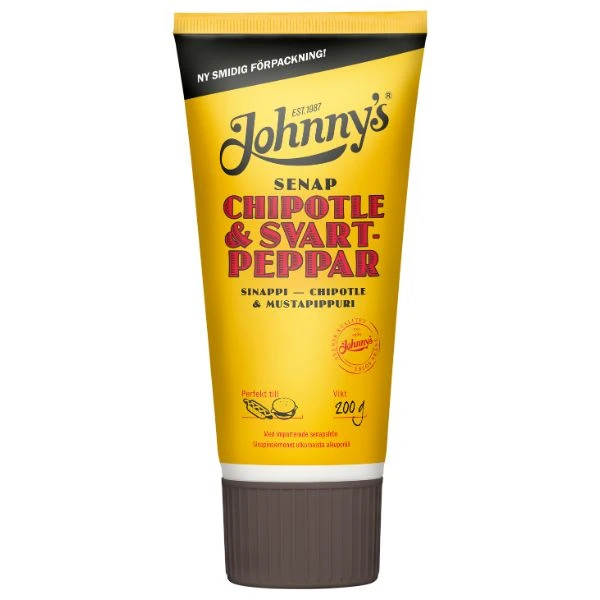 Johnnys Chipotle & Svartpeppar senap 200g 3100109 by Deli Drengene color Svart