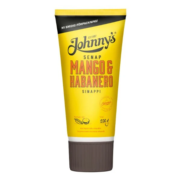 Johnnys Mango & Habanero senap 200g 3100108 by Deli Drengene color Svart