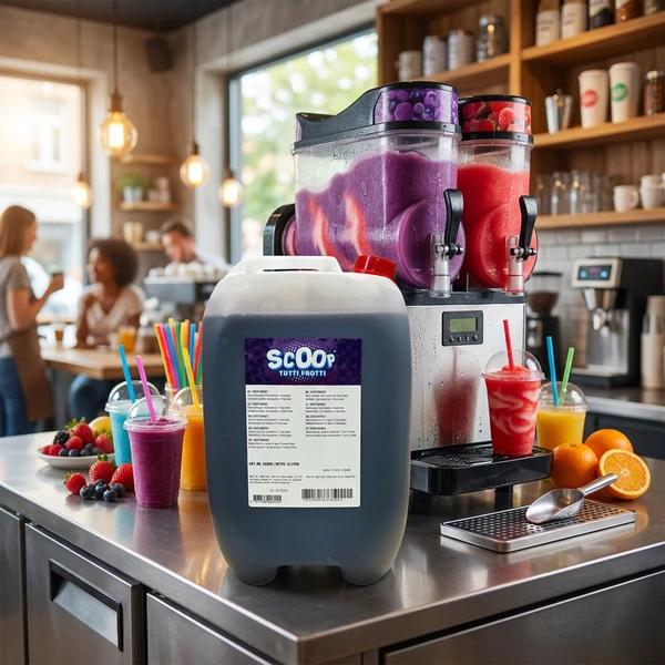 Scoop Slushice Koncentrat tuttifrutti, 10L 345458 by SCOOP color Svart