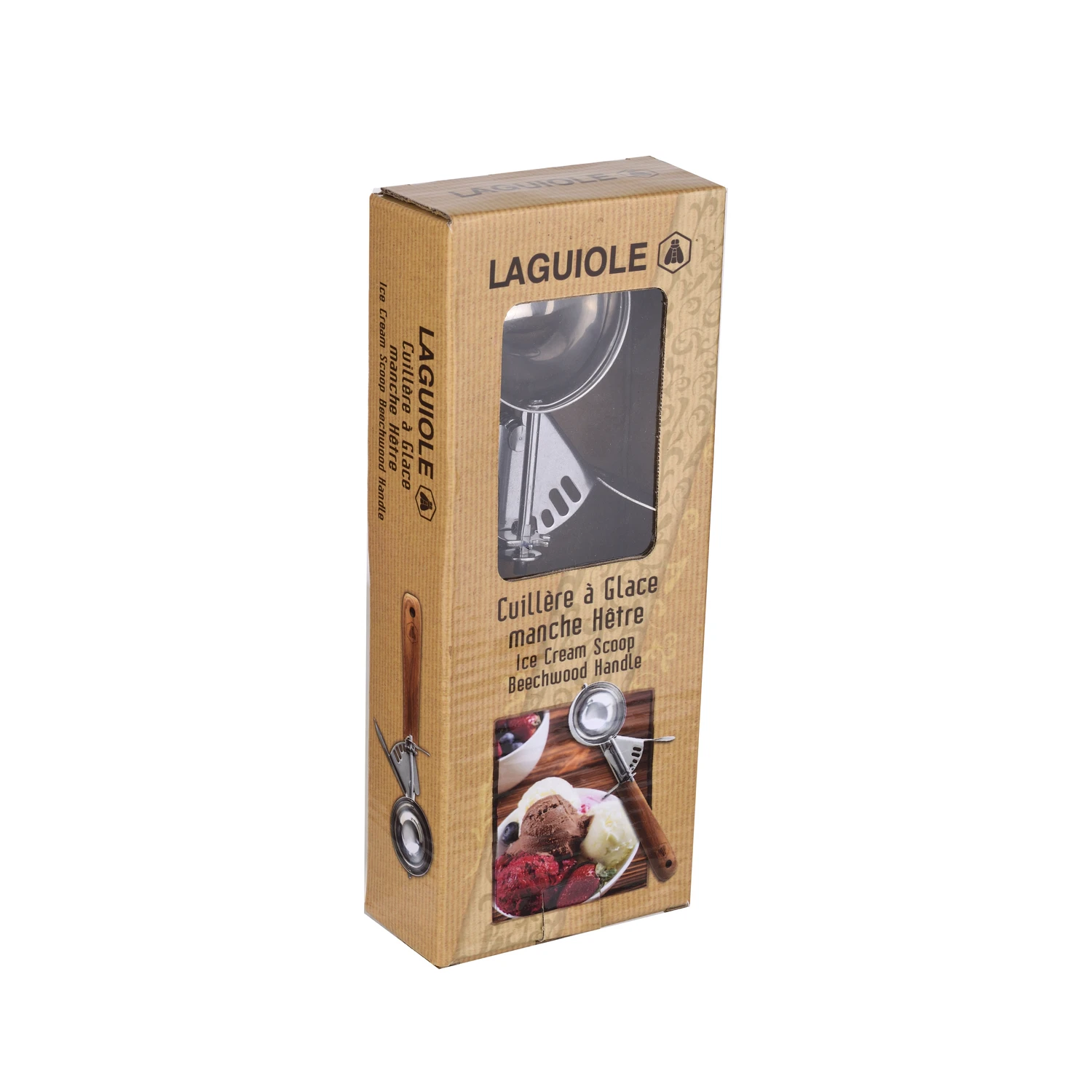 LAGUIOLE glasskopa bokträ 40269094 by Laguiole color Svart