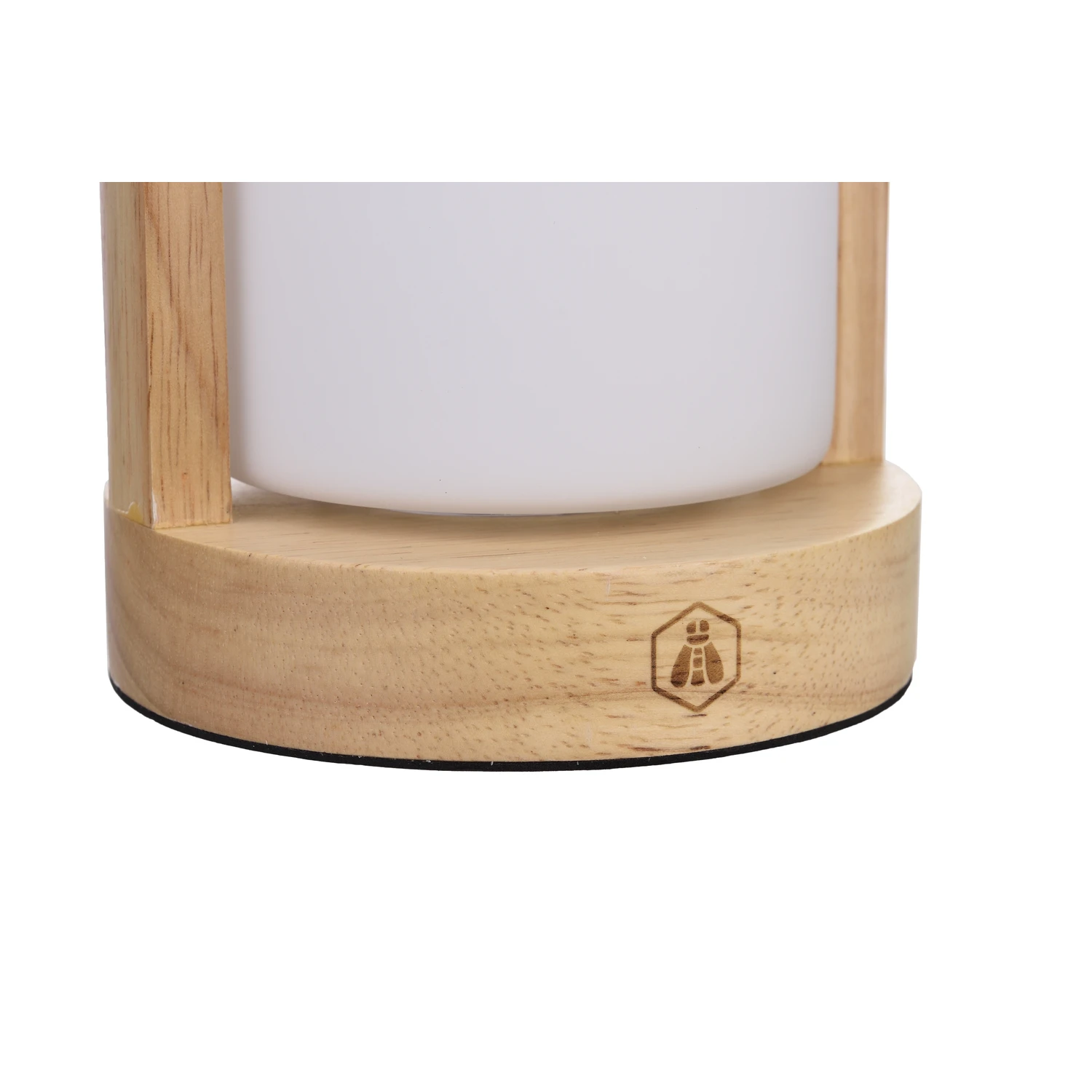 Laguiole lykta i trä och glas LED USB 3 färger 40269400 by Laguiole color Svart