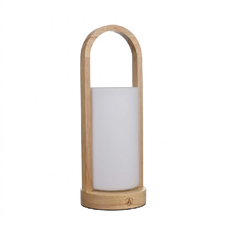Laguiole lykta i trä och glas LED USB 3 färger 40269400 by Laguiole color Svart