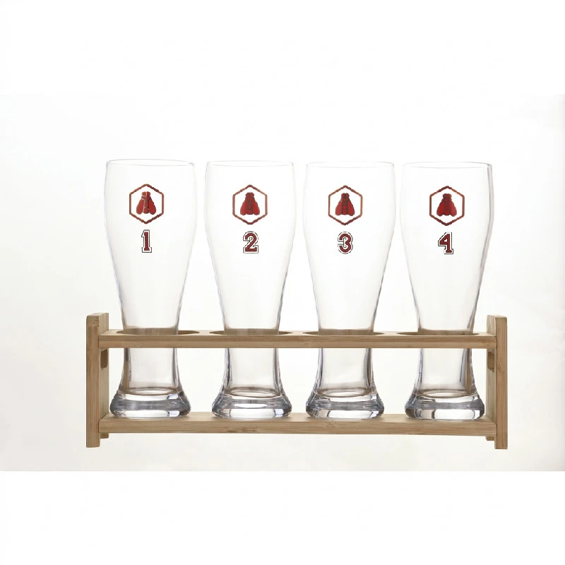 Laguiole ölglasset 4 delar i presentförpackning 4026910240269102 by Laguiole color Svart