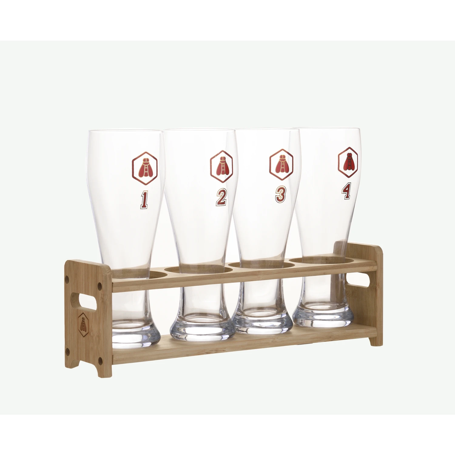 Laguiole ölglasset 4 delar i presentförpackning 4026910240269102 by Laguiole color Svart