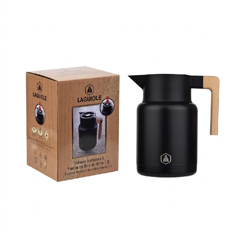 Laguiole termoskanna svart 1,2 l 40269099 by Laguiole color Svart
