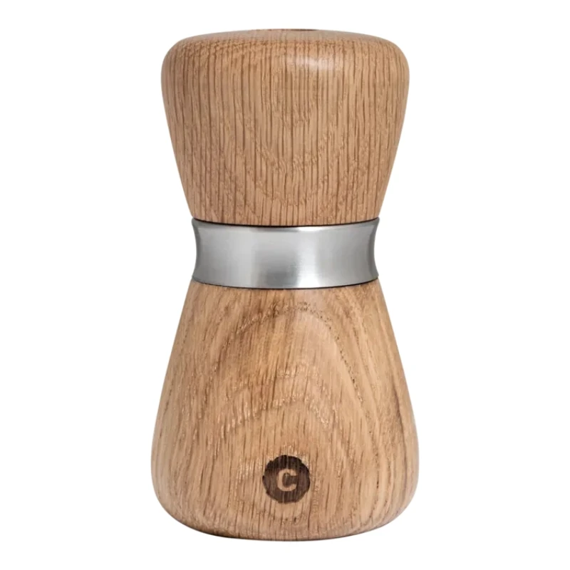 CrushGrind Salt-/pepparkvarn Kyoto Ek 10 cm 23195003 by CrushGrind color Bruin