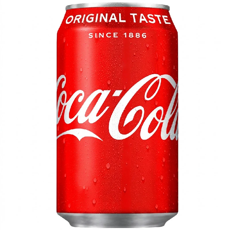 Coca Cola Classic Burk 33 cl 65387 by COCACOLA color Svart