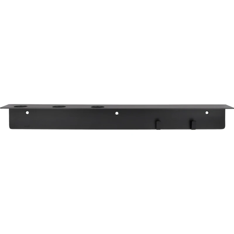 Meraki Flaskhållare med krokar, Borstad svart finish 308580105 by Meraki color Svart