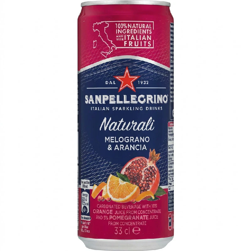 San Pellegrino Melograno Apelsin/Granatäpple 33 cl. 254160 by SANPELLEGR color Svart