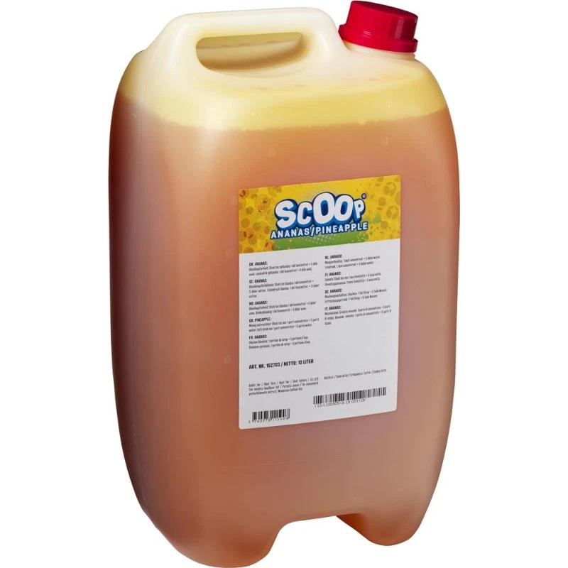 Scoop Slushice Koncentrat Ananas, 10L 65713 by SCOOP color Svart