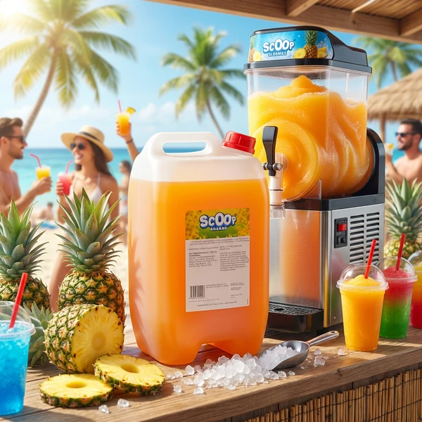 Scoop Slushice Koncentrat Ananas, 10L 65713 by SCOOP color Svart