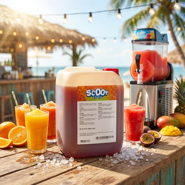 Scoop Slushice Koncentrat Exotic, 5L 65716 by SCOOP color Svart