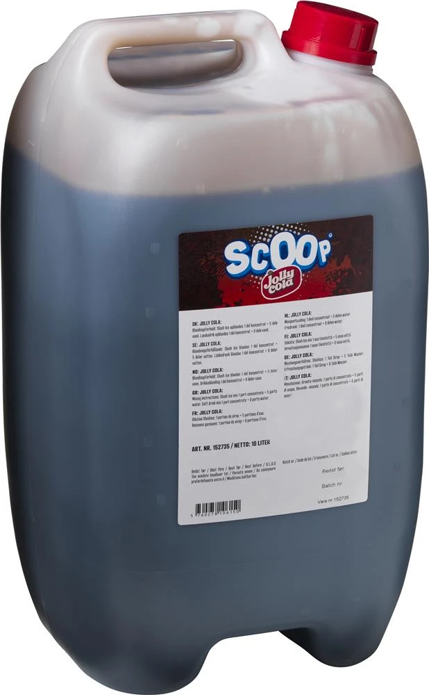 Scoop Slushice Koncentrat Jolly Cola, 10L 65717 by SCOOP color Svart