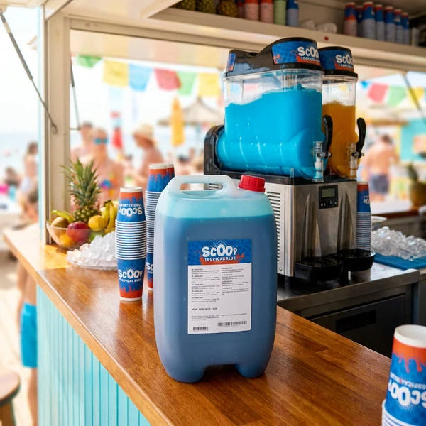 Scoop Slushice Koncentrat Tropical Blue, 10L 65715 by SCOOP color Svart