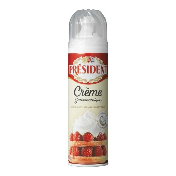 Sprutgrädde Président 250 ml 311505 by Président color Svart