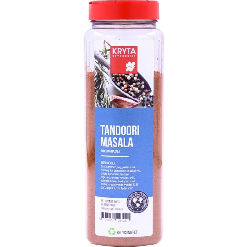 Tandoori Masala krydda 500 g 11140AB by KRYTA color Svart