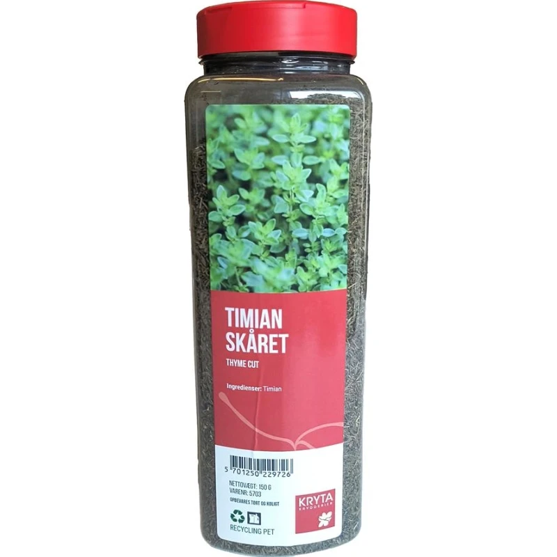 Skuren timjan 150 g 215166 by KRYTA color Svart