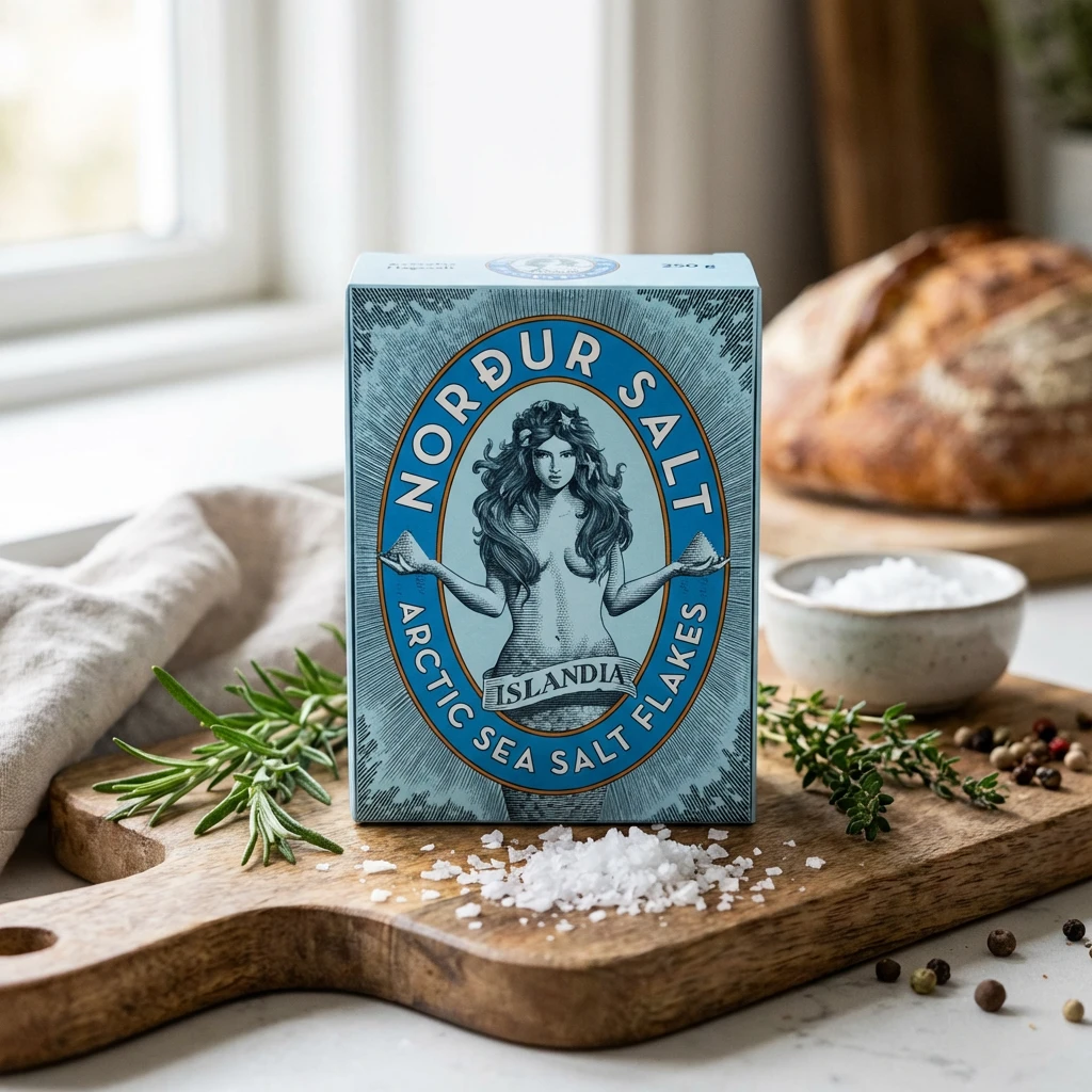 Flingsalt 250 g 231380 by Nordur Salt color Svart