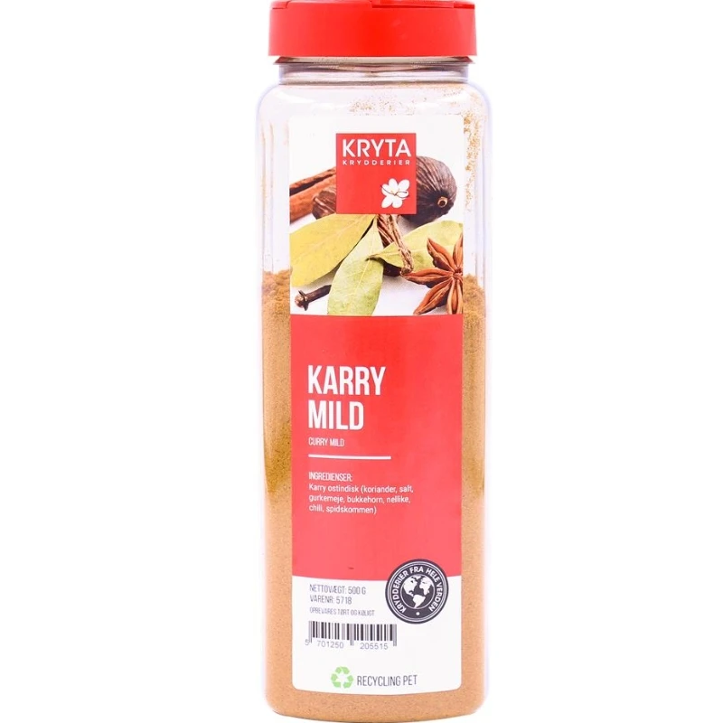 Mild curry 500 g 239041 by KRYTA color Svart
