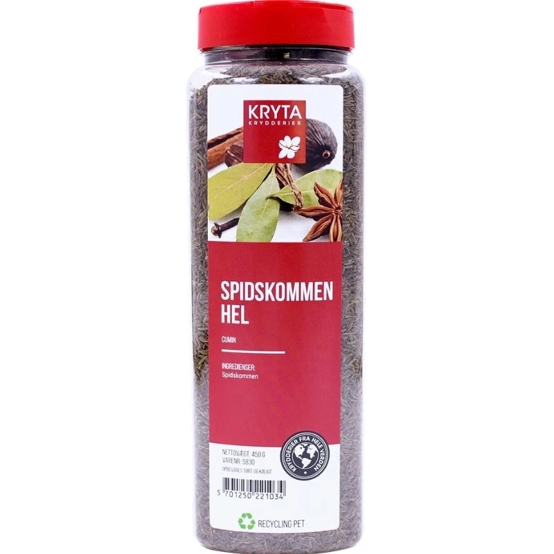 Hel spiskummin 450 g 239069 by KRYTA color Svart