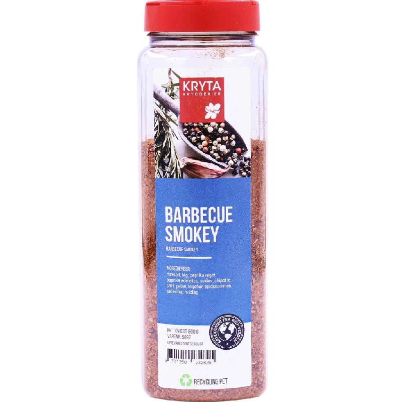 Smokey barbeque krydda 600 g 244066 by KRYTA color Svart