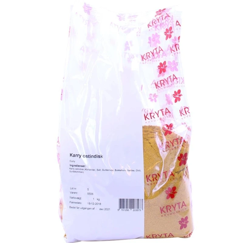 Ostindisk curry 1 kg 244523 by KRYTA color Svart