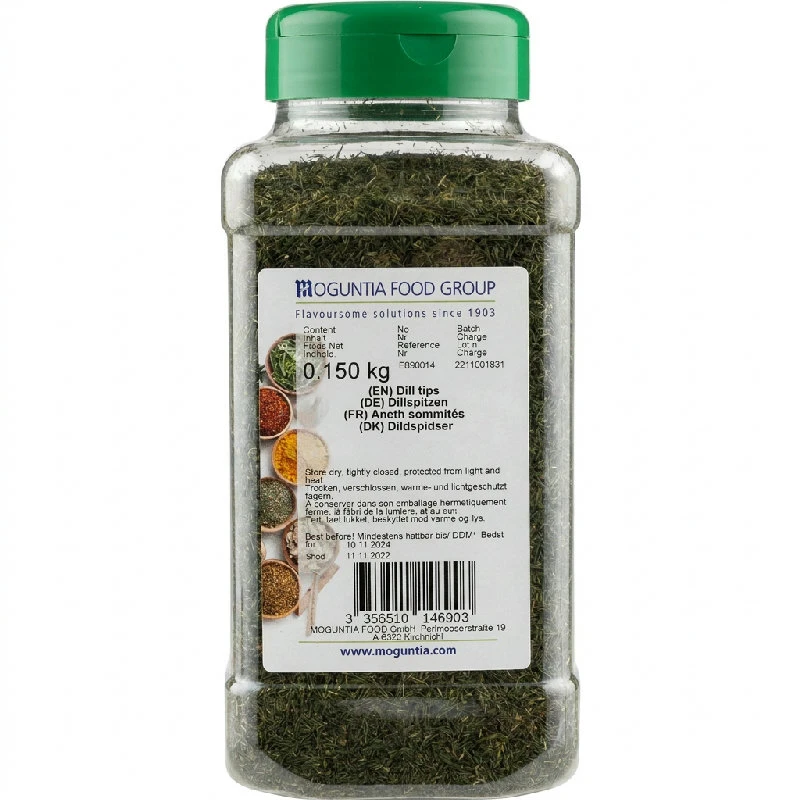 Dilltoppar i ströburk 150 g 252241 by Moguntia color Svart