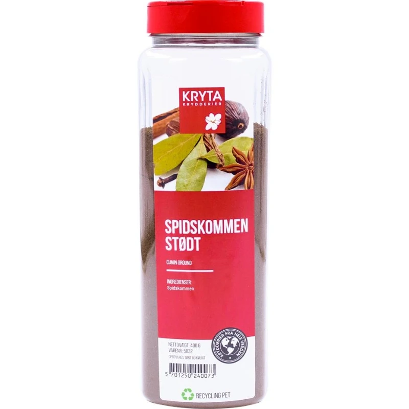 Malen spiskummin 400 g 294037 by KRYTA color Svart