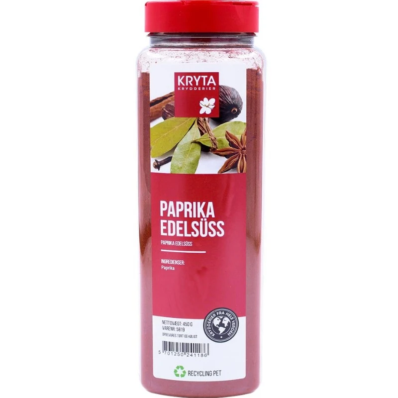 Paprika edelsüss 450 g 296177 by KRYTA color Svart