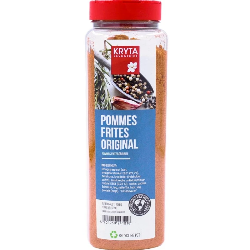 Pommes frites-krydda 700 g 297747 by KRYTA color Svart