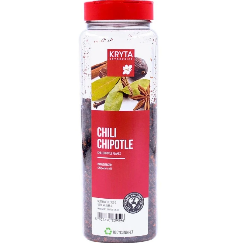 Chipotle chiliflingor 300 g 299785 by KRYTA color Svart