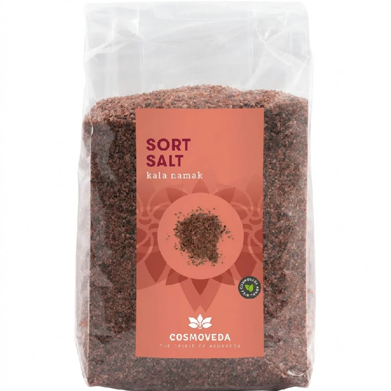 Svart himalayasalt Eko 500 g 324629 by Cosmoveda color Svart