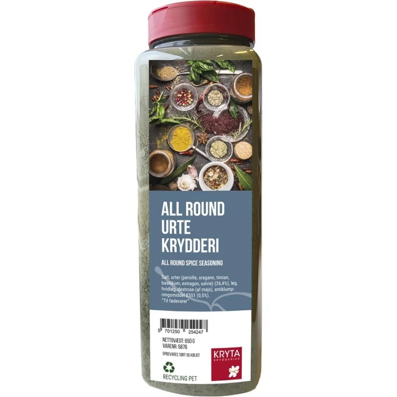 Allround örtkrydda 650 g 369520 by KRYTA color Svart