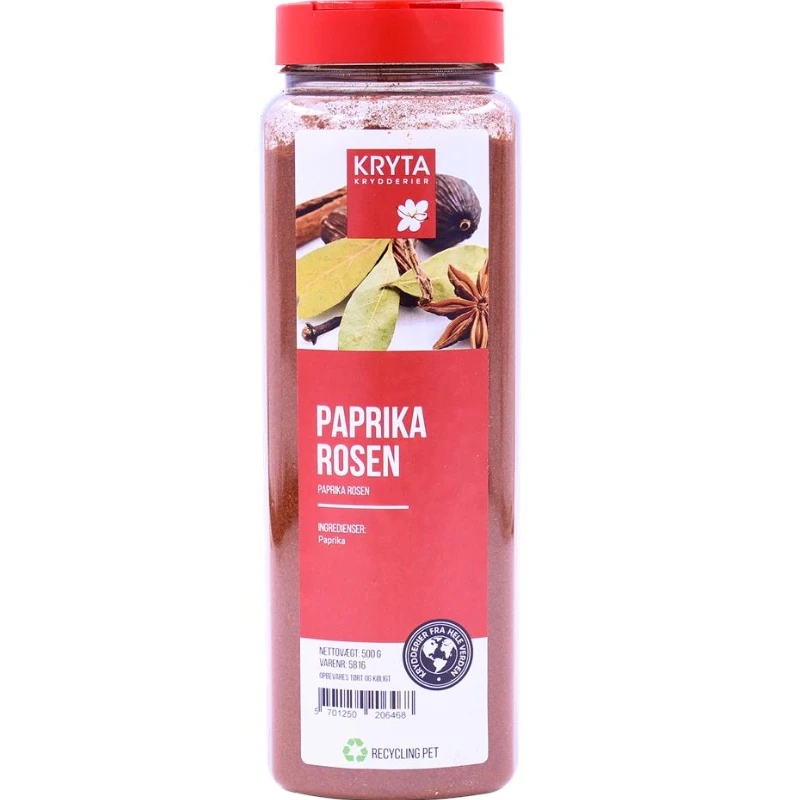 Paprika rosen 500 g 78402 by KRYTA color Svart