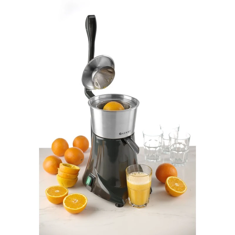 Citruspress halvautomatisk 230W 221099 by Hendi color Svart