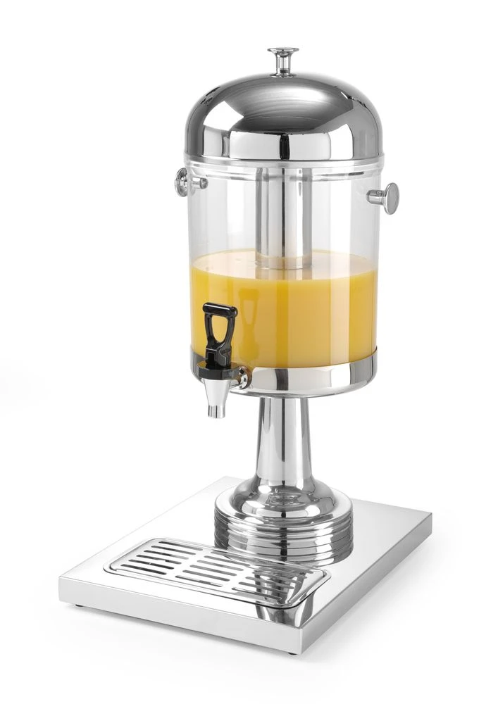 Juicedispenser 8 liter rostfritt stål 425299 by Hendi color Svart
