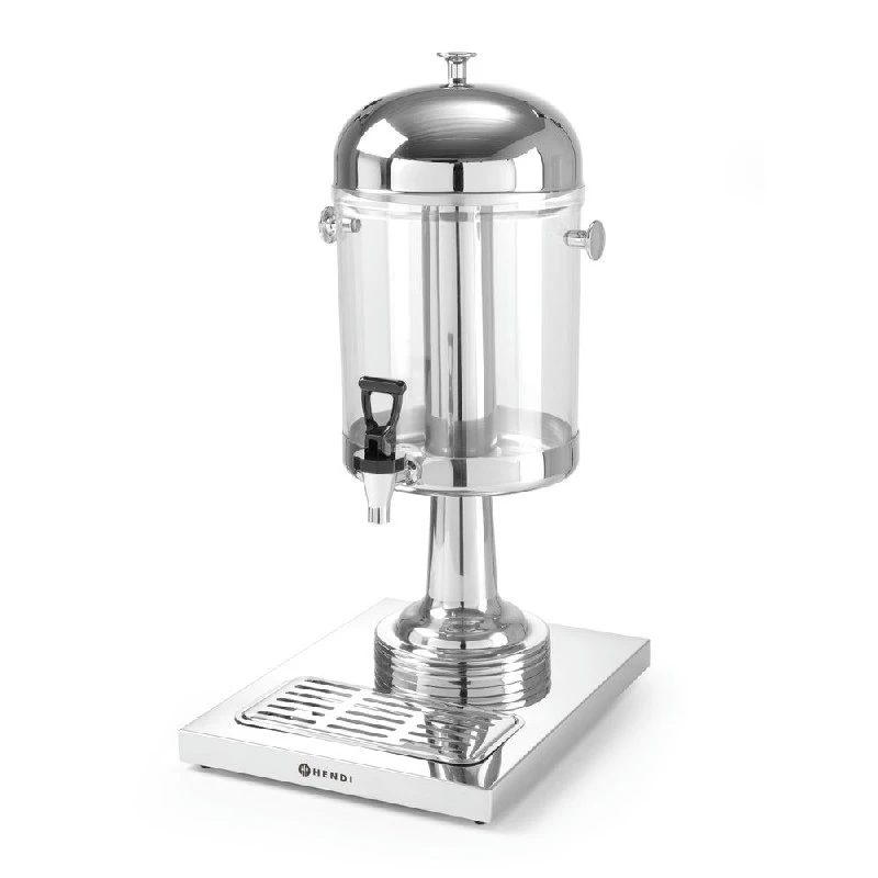 Juicedispenser 8 liter rostfritt stål 425299 by Hendi color Svart