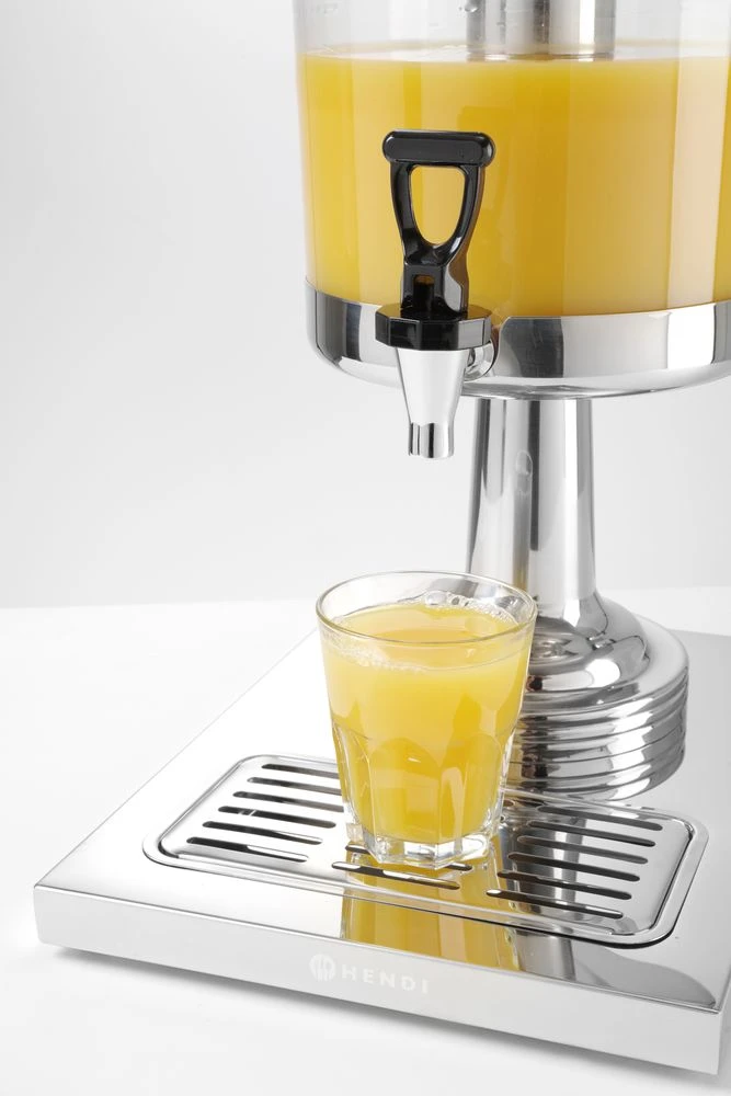 Juicedispenser 8 liter rostfritt stål 425299 by Hendi color Svart