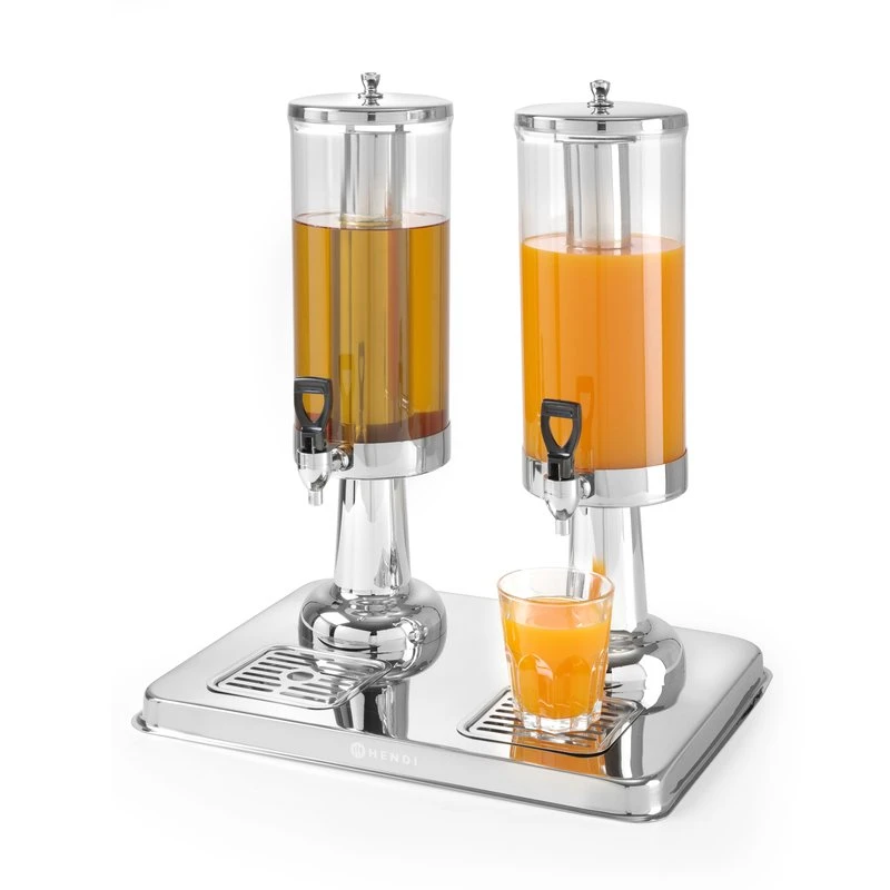 Juicedispenser 2 x 3 liter 425435 by Hendi color Svart